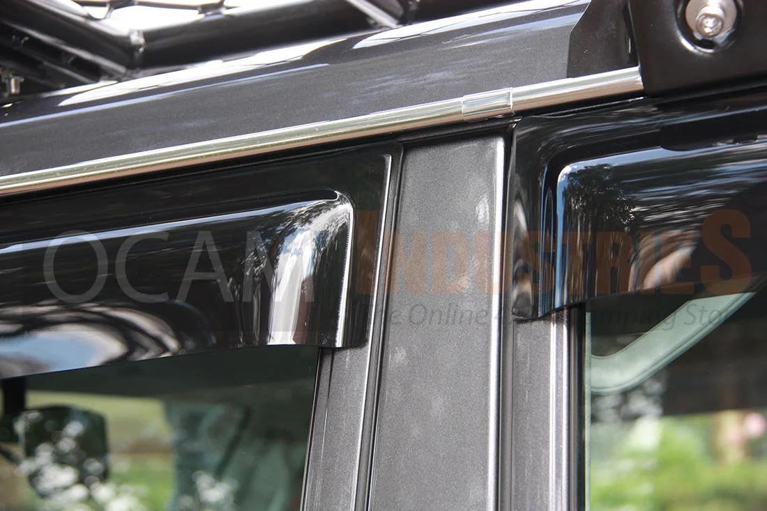 OCAM Weather Shields (4pce) - Suitable for use with 70 Series LandCruiser 2007-ON - Image 6