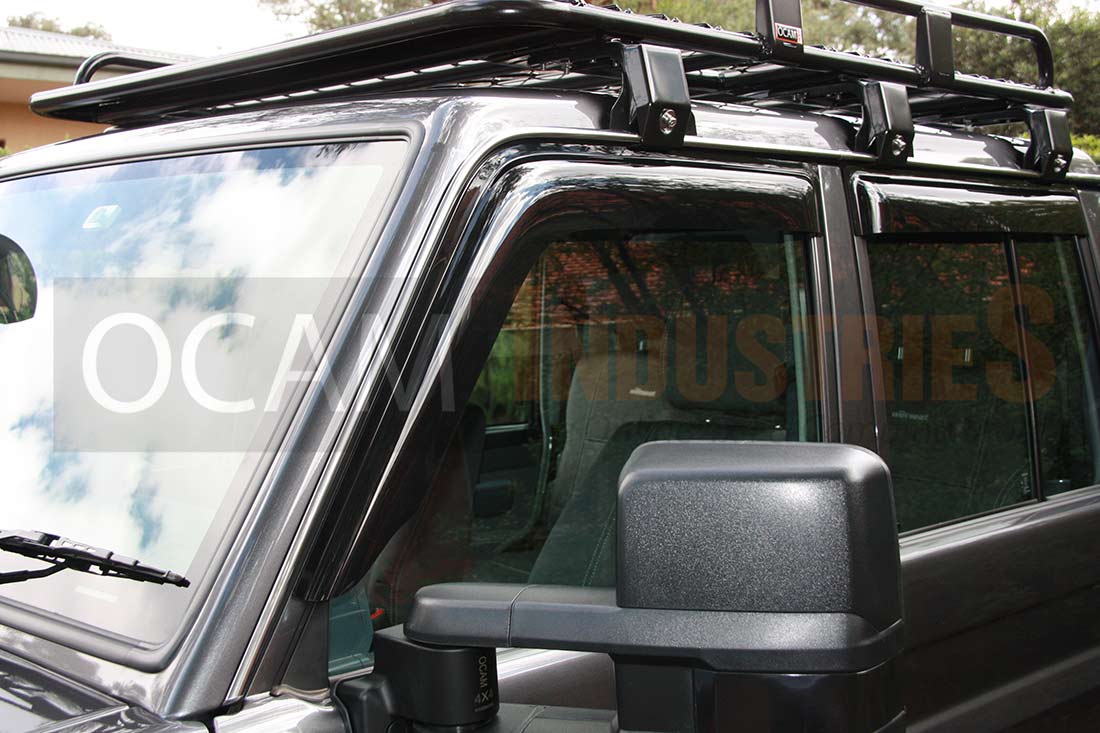 OCAM Weather Shields (4pce) - Suitable for use with 70 Series LandCruiser 2007-ON - Image 8