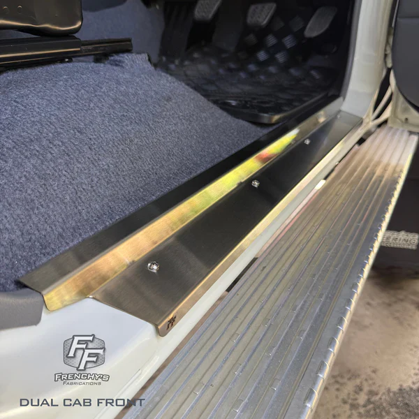 Stainless Steel Sill Trims - Suitable for use with 70 Series LandCruiser - Image 3