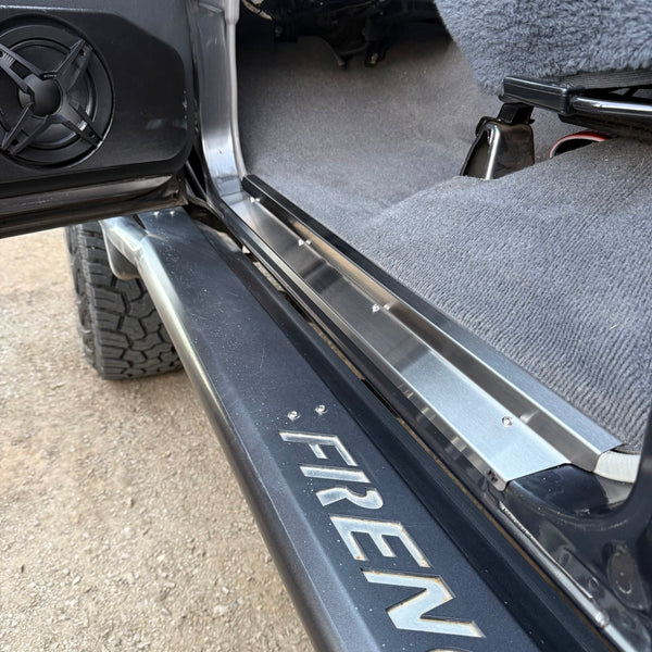 Stainless Steel Sill Trims - Suitable for use with 70 Series LandCruiser - Image 8