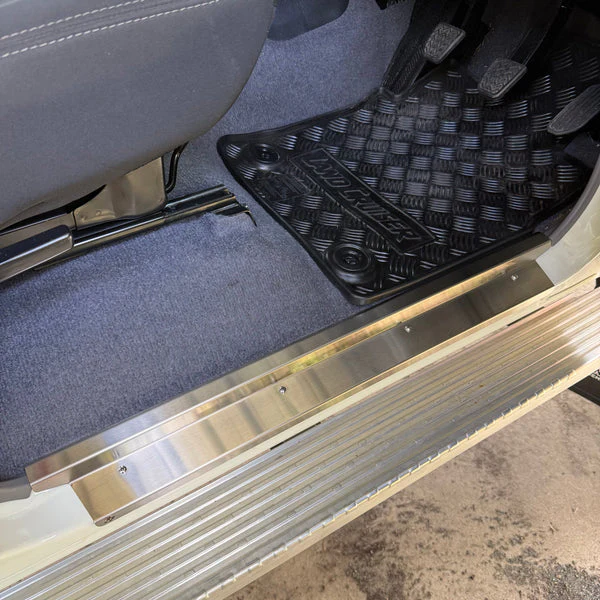 Stainless Steel Sill Trims - Suitable for use with 70 Series LandCruiser - Image 9