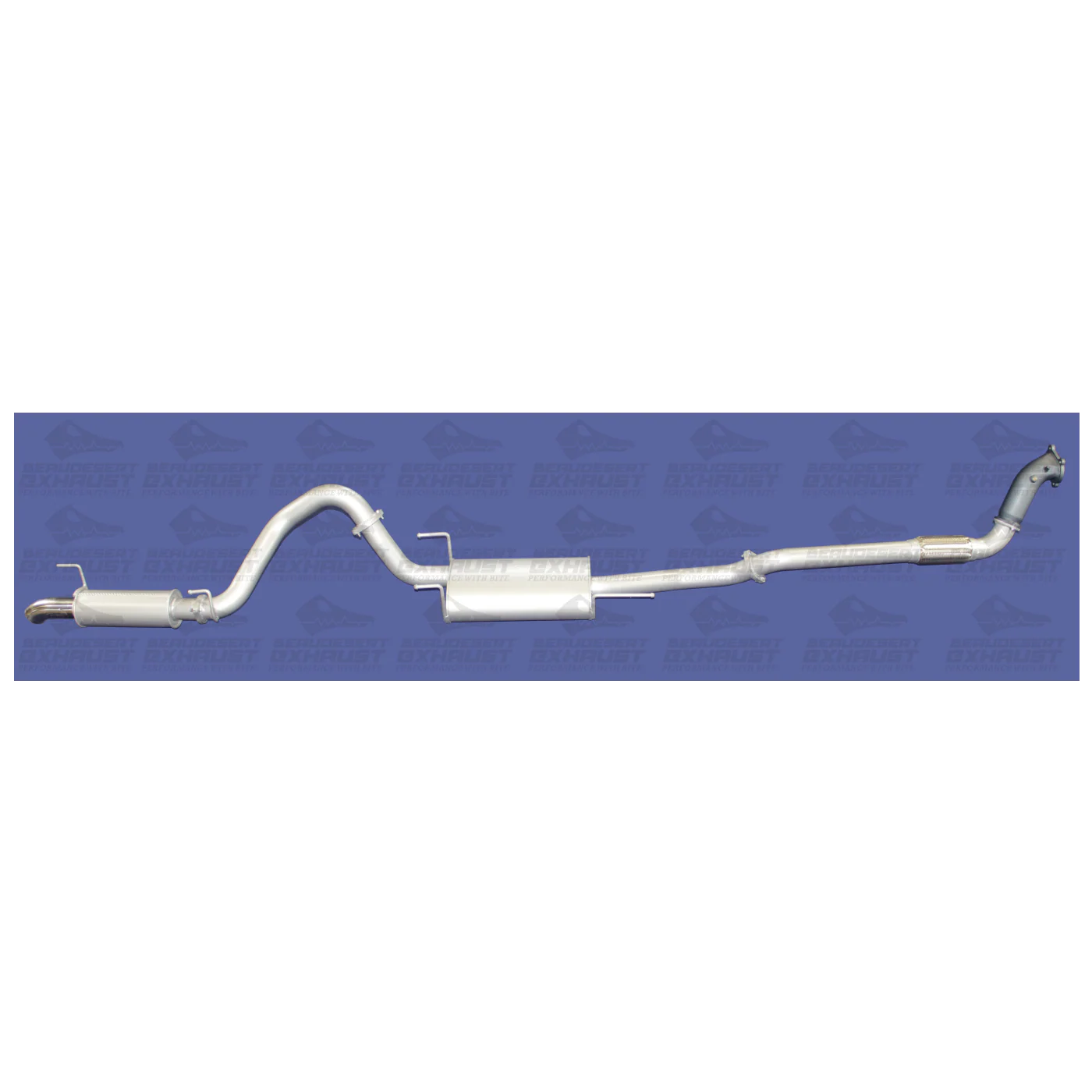 Beaudesert Exhaust - Suitable for TOYOTA LANDCRUISER 1998-2007 3″ 100 Series Factory Turbo IFS 4.2L 1HD-FTE Diesel Exhaust - Image 3