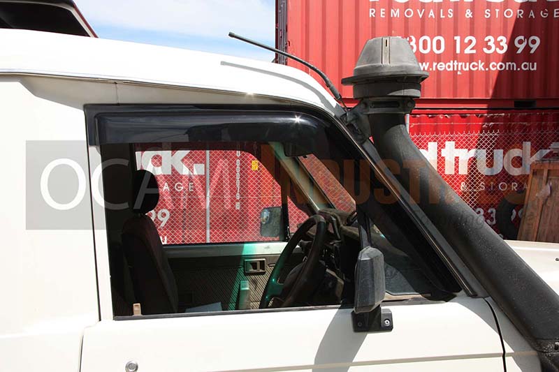 OCAM Weather Shields (2pce) - Suitable for use with Single Cab 70 75 78 Series LandCruiser PRE-2007 - Image 4