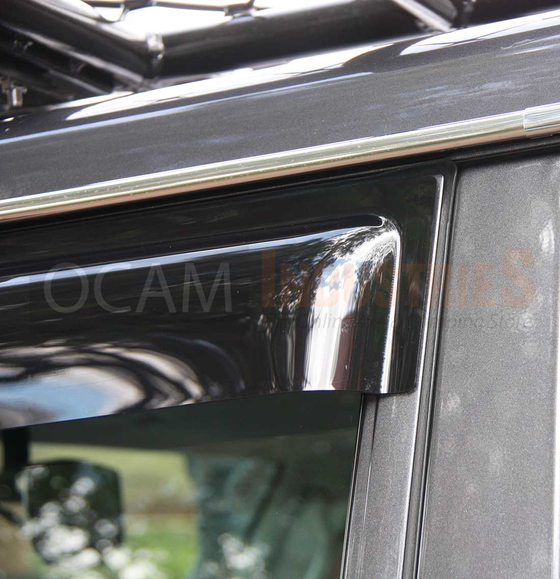 OCAM Weather Shields (2pce) - Suitable for use with Single Cab 70 Series LandCruiser 2007+ - Image 3